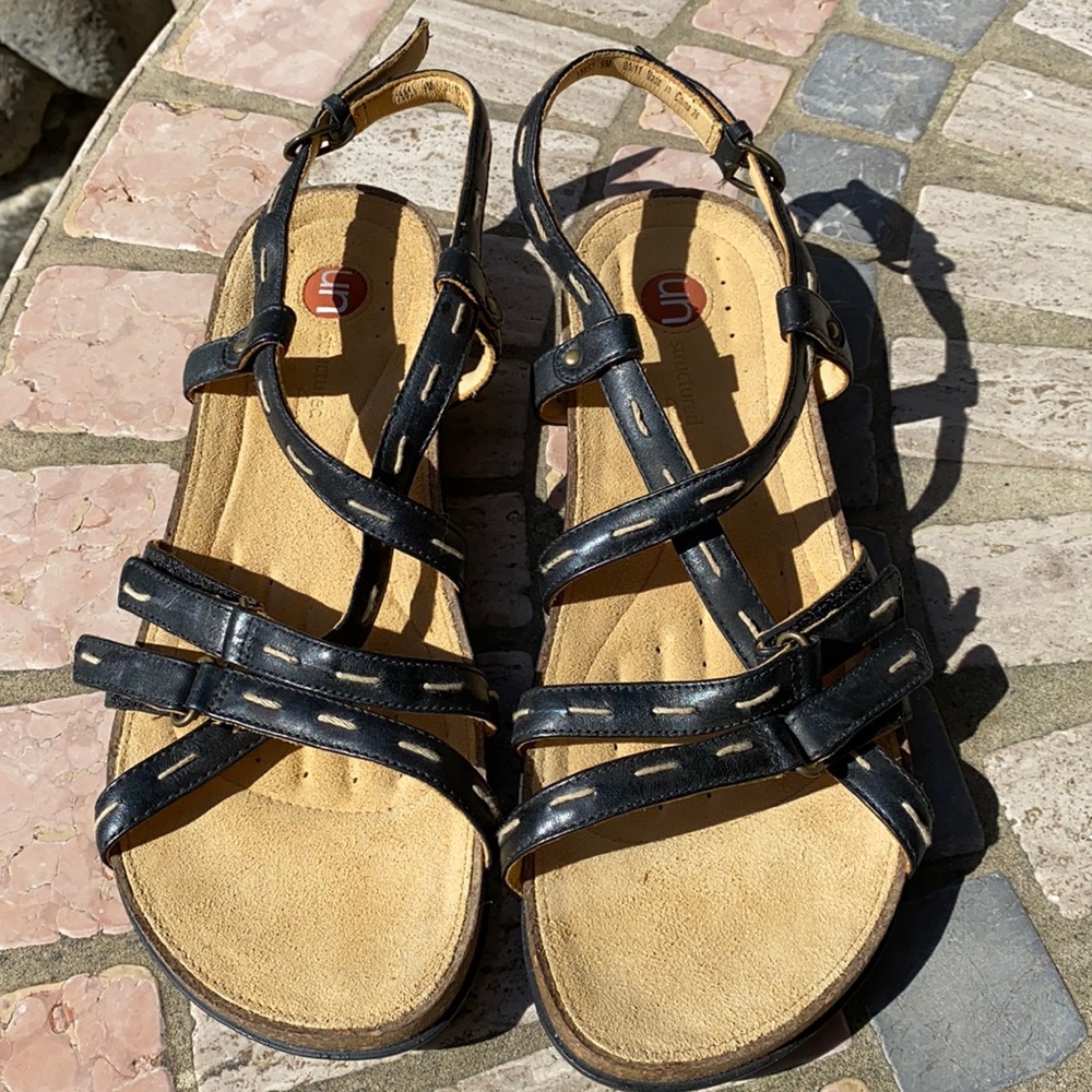 New UnStructured by Clark sandals woman’s 9